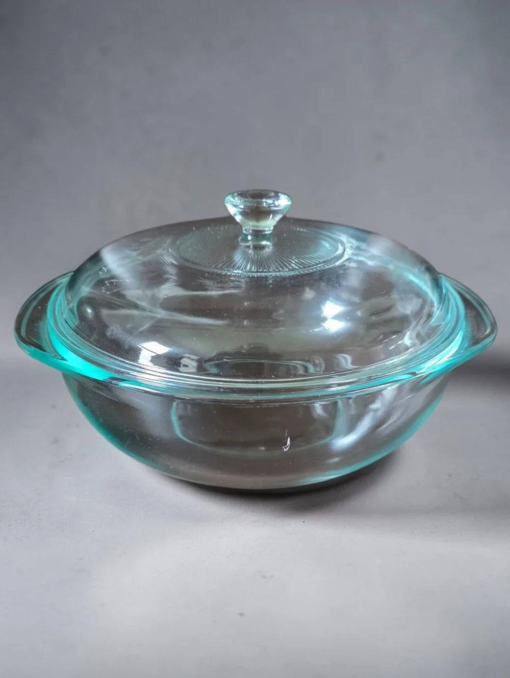 Pyrex Clear Glass Covered Casserole Dish